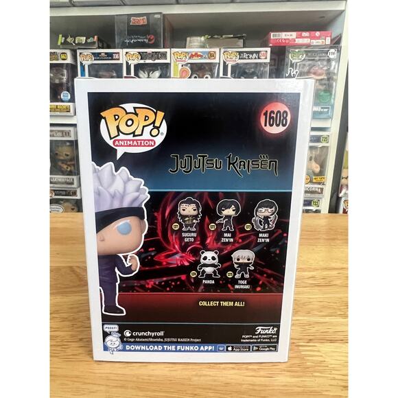 OFFICIAL SDCC STICKER Satoru Gojo Defeated Jogo Funko Pop #1608 Jujutsu Kaisen - Picture 3 of 6